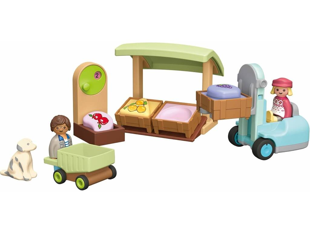 Playmobil Junior Posto Ecológico e Empilhador 71691
