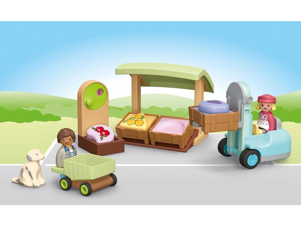 Playmobil Junior Posto Ecológico e Empilhador 71691