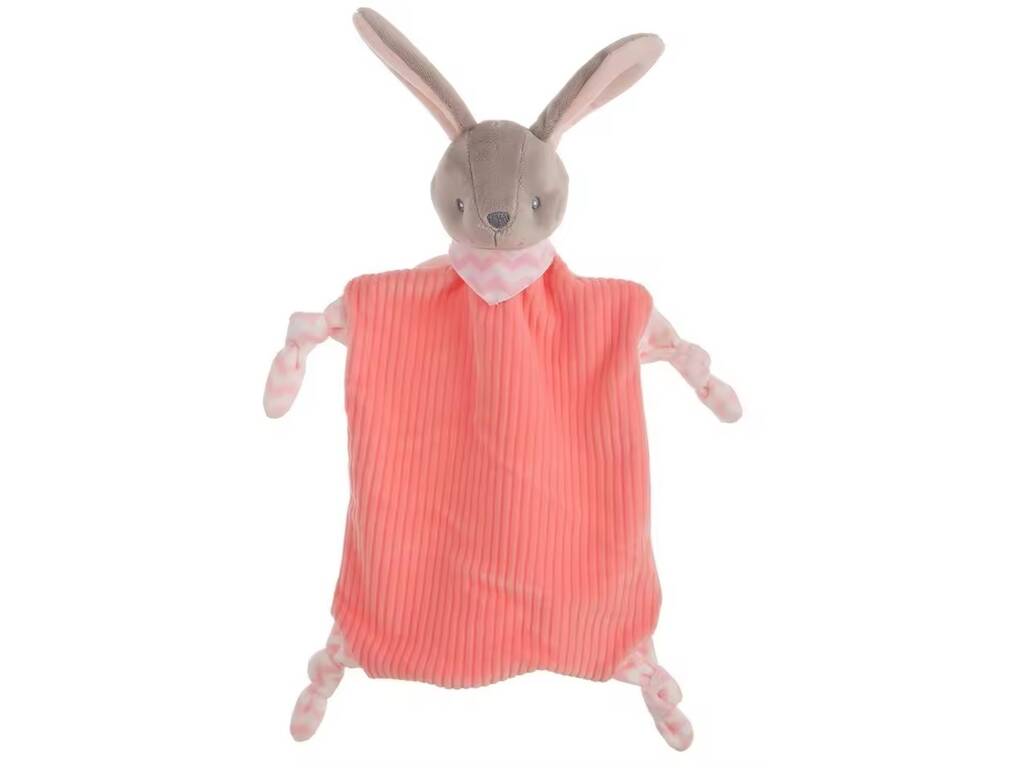 Little Kids Plüsch Dou-Dou 29 cm Rosa Velours Hase von Creaciones Llopis 25640