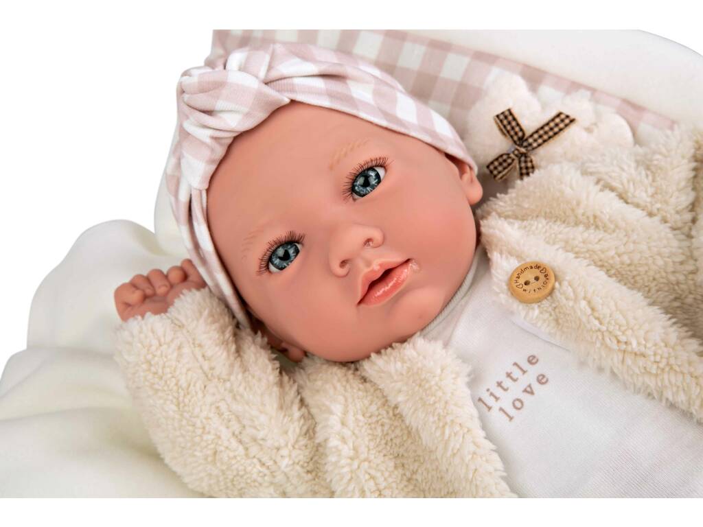 Bambola Bebè Elegance Aria Rosa 40 cm. con Cuscino Arias 60824