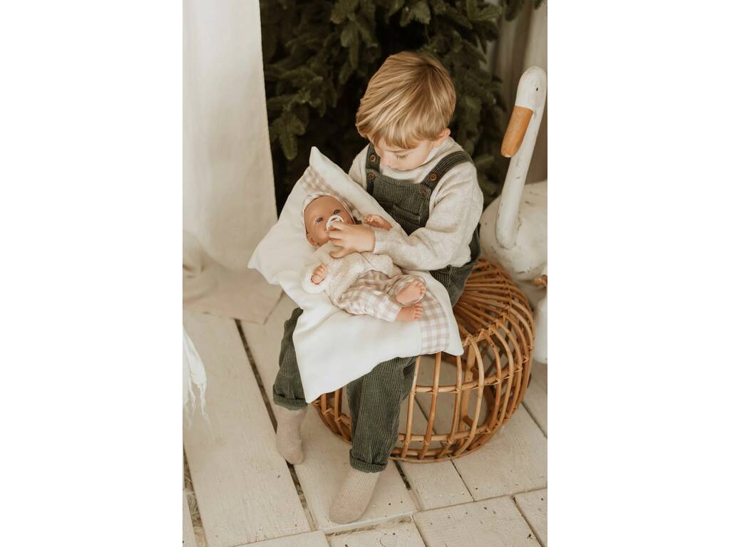 Bambola Bebè Elegance Aria Rosa 40 cm. con Cuscino Arias 60824