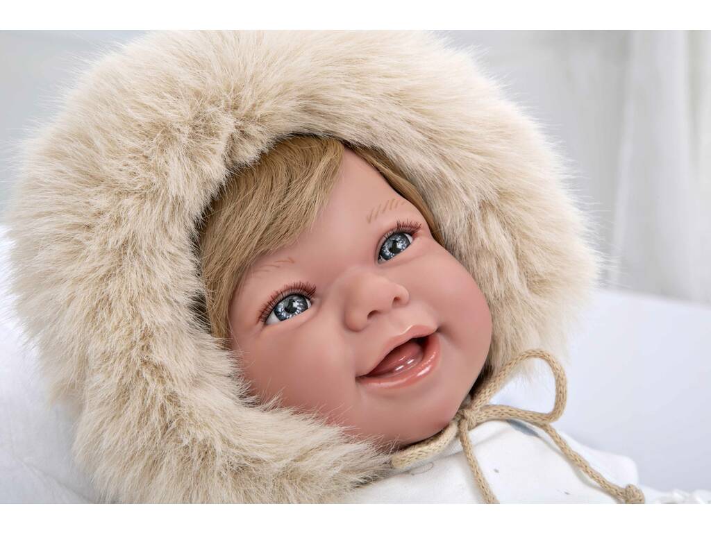 Baby Doll Elegance Zoe Beige Baby Doll 45 cm. avec Moufles Arias 65379
