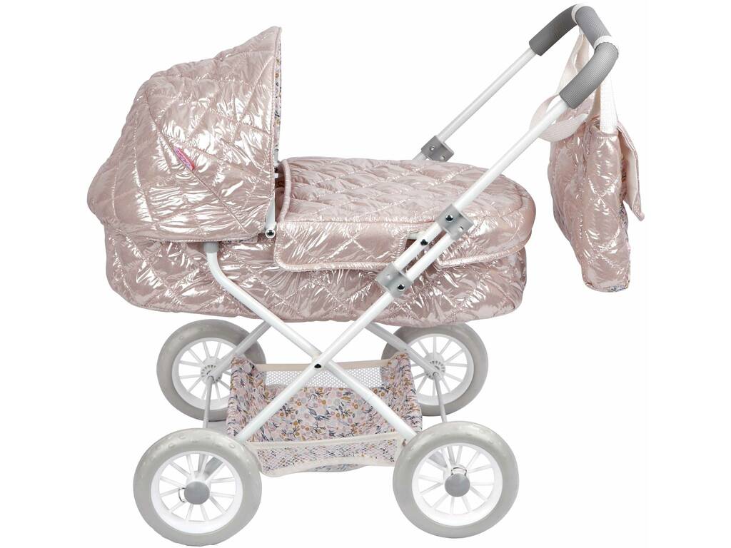Passeggino per bambole Fantasy 2x1 con borsa Arias