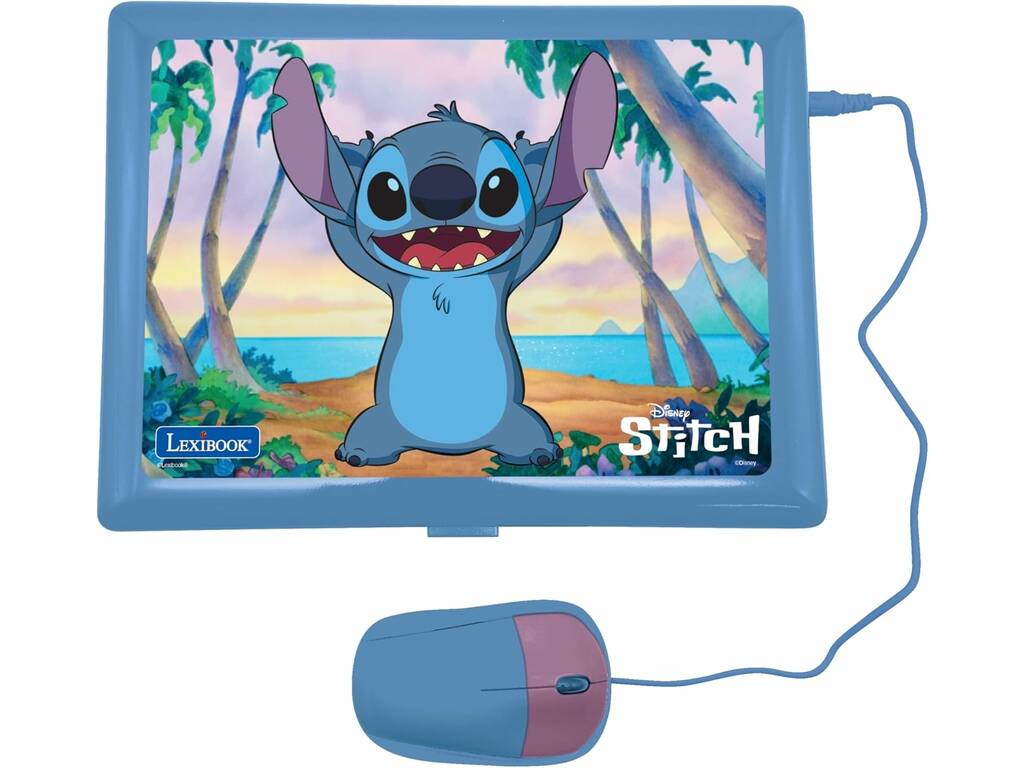 Stitch Educatif Bilingue Ordinateur 124 Lexibook Activités JC598Di2