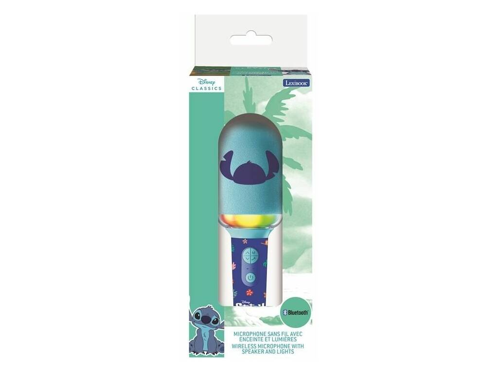 Stitch Microfono Karaoke Bluetooth con luce Lexibook MIC280D