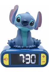 Disney Classics Stitch Réveil numérique 3D avec son et lumière Lexibook RL800D