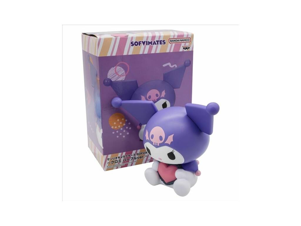 Sanrio Sofvimates Figura Kuromi Purple da 14 cm