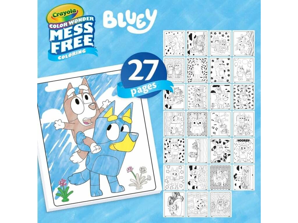 Bluey Kit di attività Crayola Color Wonder