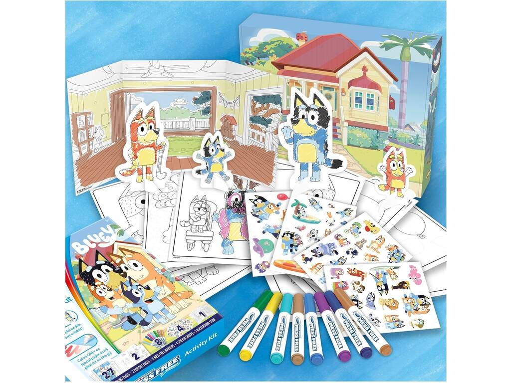 Bluey Kit di attività Crayola Color Wonder