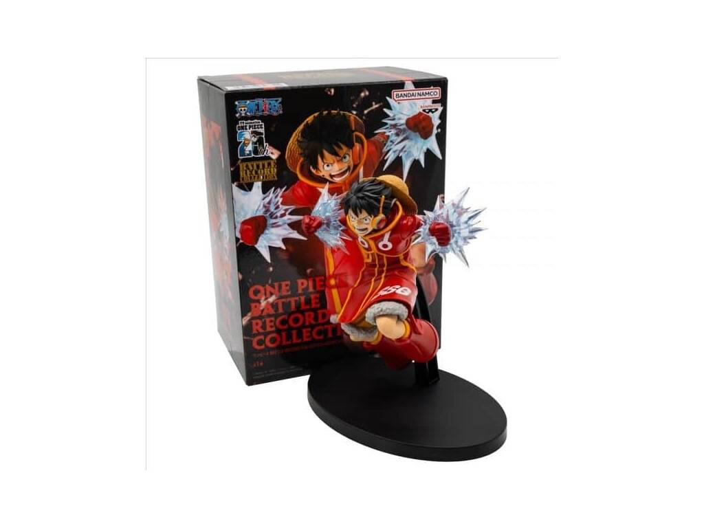 One Piece Battle Record Collection Figura di Monkey D. Luffy da 14 cm
