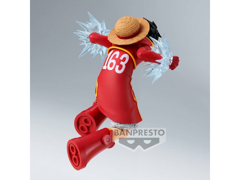 One Piece Battle Record Collection Figura di Monkey D. Luffy da 14 cm