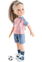 Puppe 32 cm. Mónica Fußballerin Freundinnen Hobbies von Paola Reina 4663