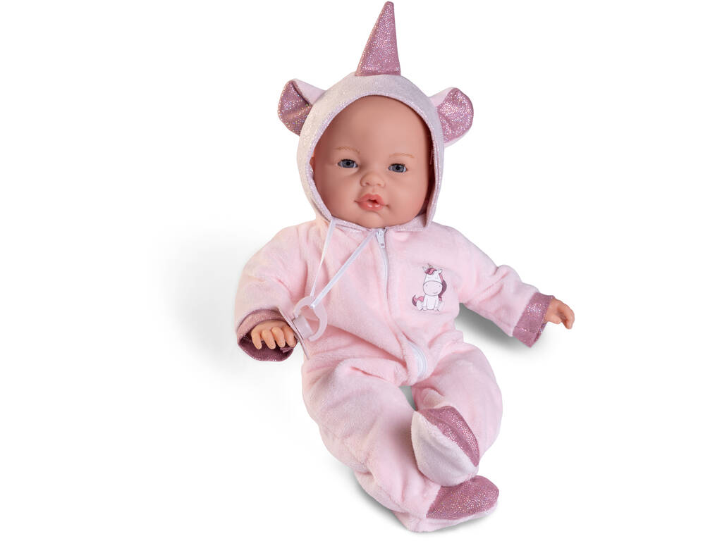 Bambola Bebè Bimba Lacrimucce 37 cm con Costume Unicorno 14362
