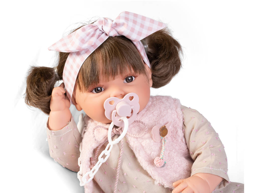Bambola Bebè Beni Lacrimucce 42 cm. con gilet Antonio Juan 16382