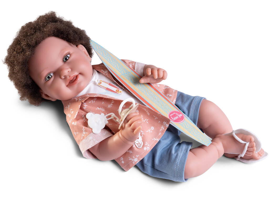 Baby Puppe Neugeborener Pipo Surfer 42 cm 33361