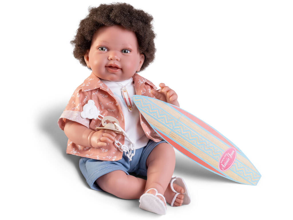 Baby Puppe Neugeborener Pipo Surfer 42 cm 33361
