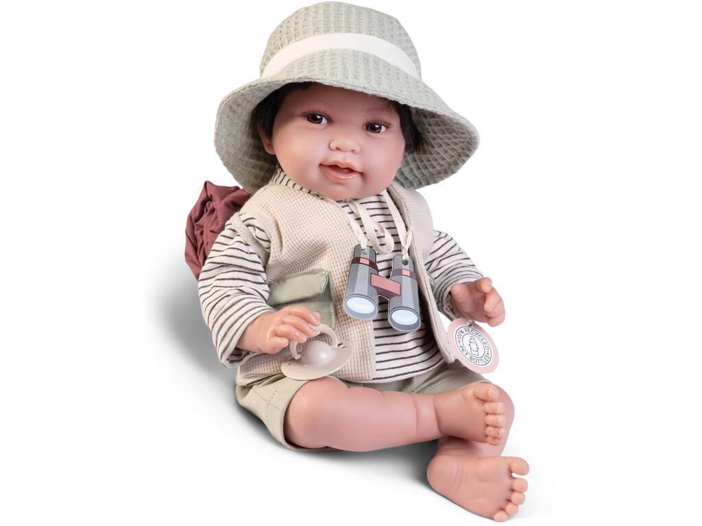 Baby Puppe Neugeborener Pipo Explorer 42 cm Antonio Juan 33363