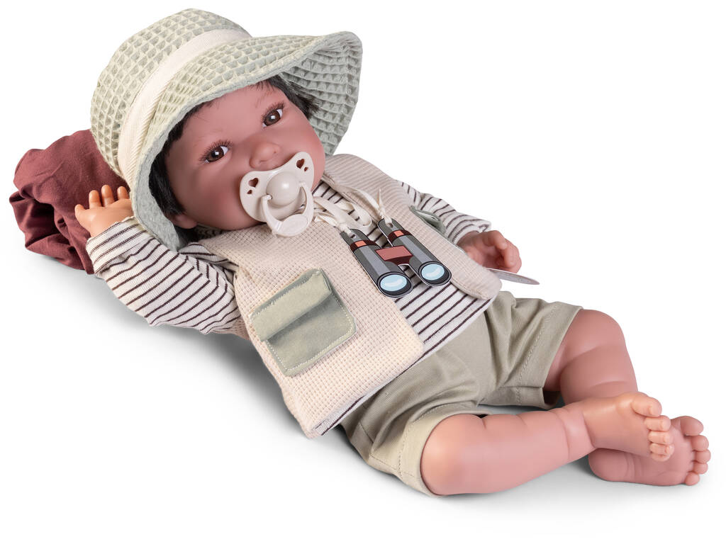 Baby Puppe Neugeborener Pipo Explorer 42 cm Antonio Juan 33363
