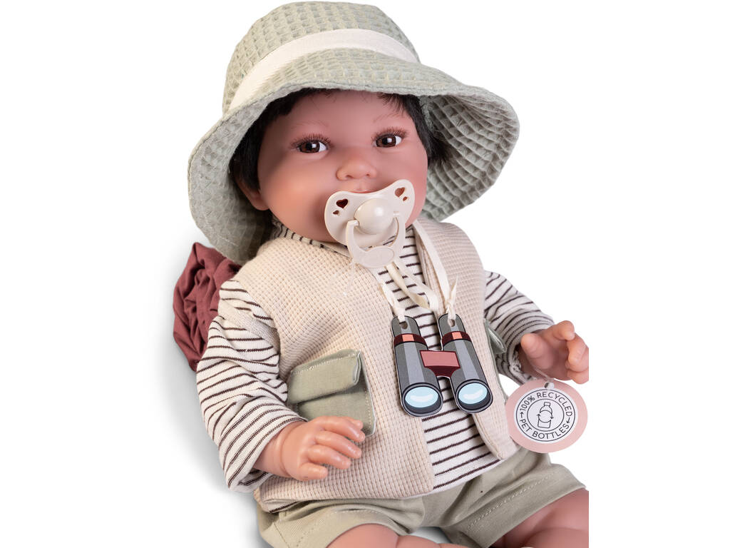 Baby Puppe Neugeborener Pipo Explorer 42 cm Antonio Juan 33363