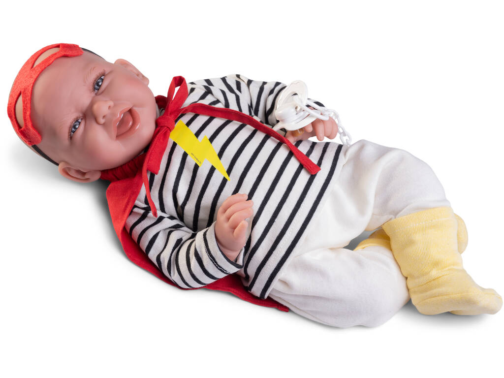 Bambola neonato Carlo Supereroe 42 cm Antonio Juan 33365