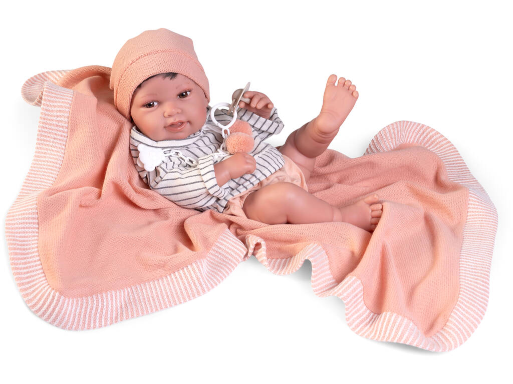 Bambola neonato Pipo con Piccolo Fazzoletto 42 cm Antonio Juan 50413