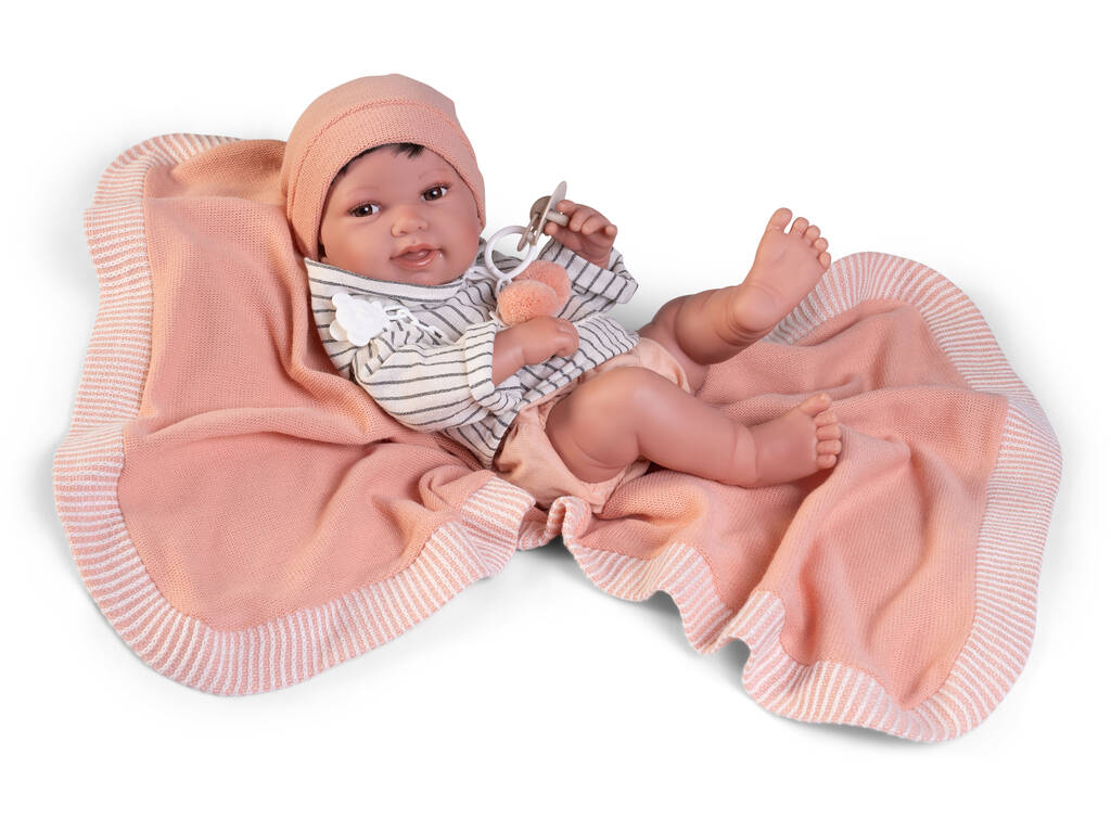 Bambola neonato Pipo con Piccolo Fazzoletto 42 cm Antonio Juan 50413