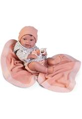 Bambola neonato Pipo con Piccolo Fazzoletto 42 cm Antonio Juan 50413