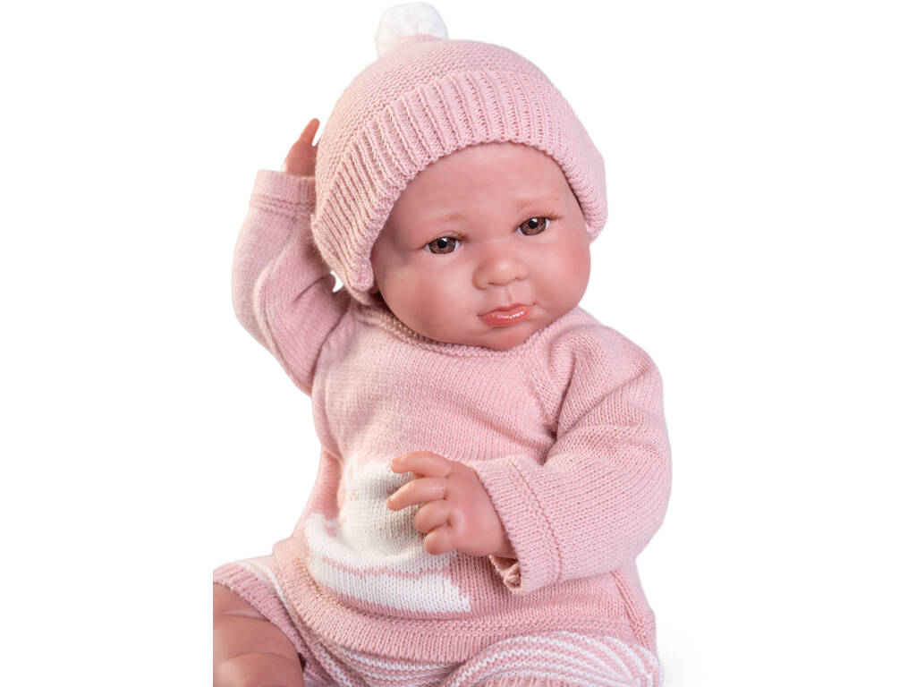 Sweet Reborn Baby Doll Luca 42 with Knitwear Antonio Juan 80324