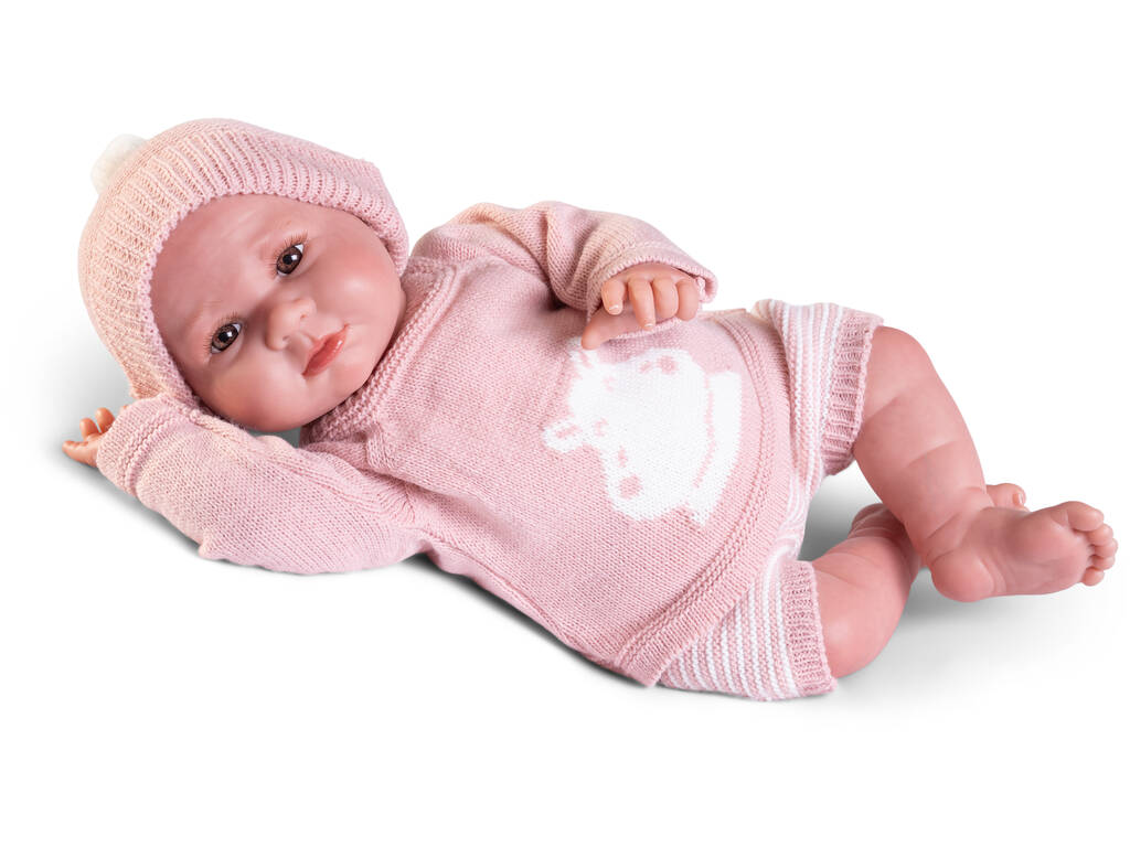 Sweet Reborn Baby Doll Luca 42 with Knitwear Antonio Juan 80324