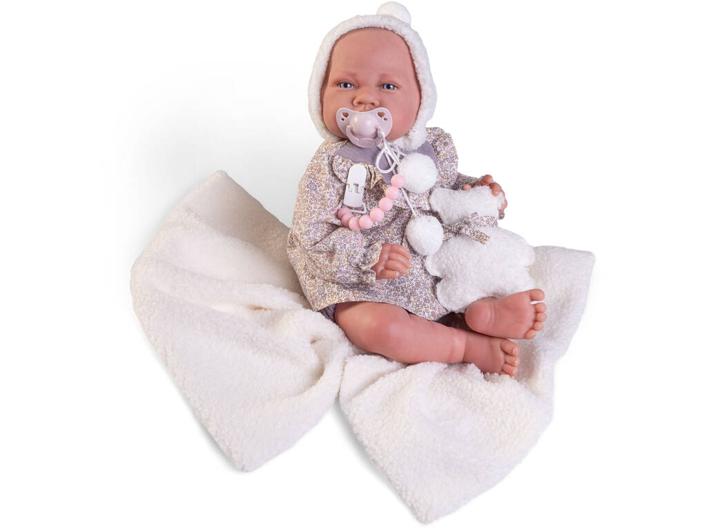 Sweet Reborn Baby Doll Born of 42 avec Borreguillo Blanket Antonio Juan 80326