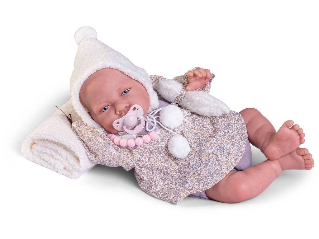 Sweet Reborn Baby Doll Born of 42 avec Borreguillo Blanket Antonio Juan 80326