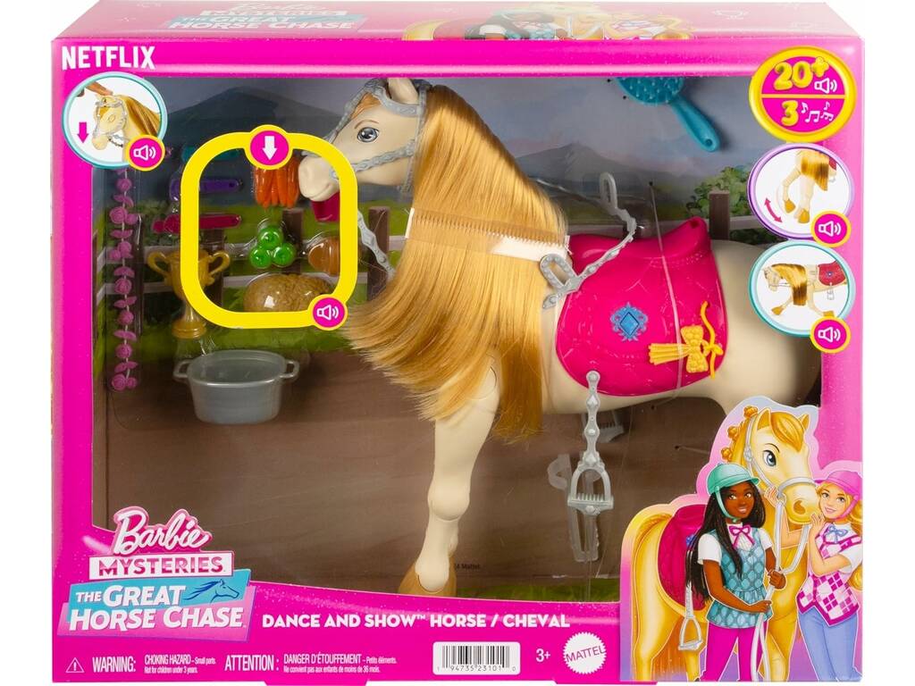 Cheval Barbie avec sons Mattel HXJ42