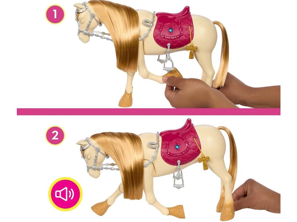 Cheval Barbie avec sons Mattel HXJ42