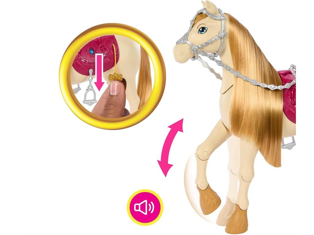 Cheval Barbie avec sons Mattel HXJ42