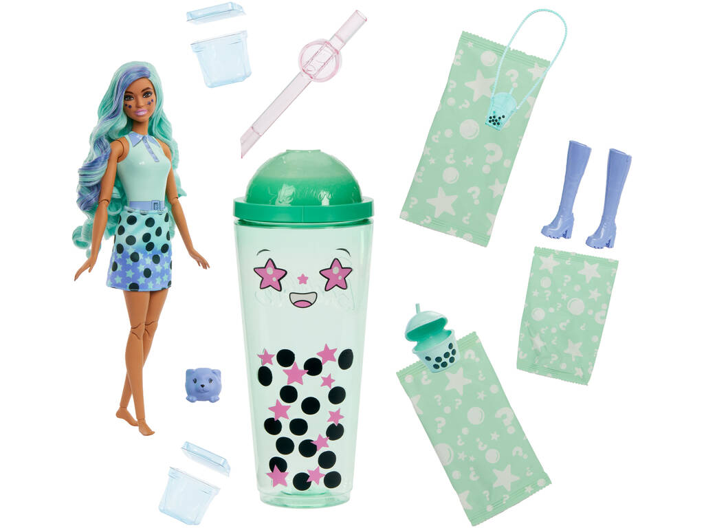 Barbie Pop Reveal Serie Bubble Tea Verde Mattel HTJ21