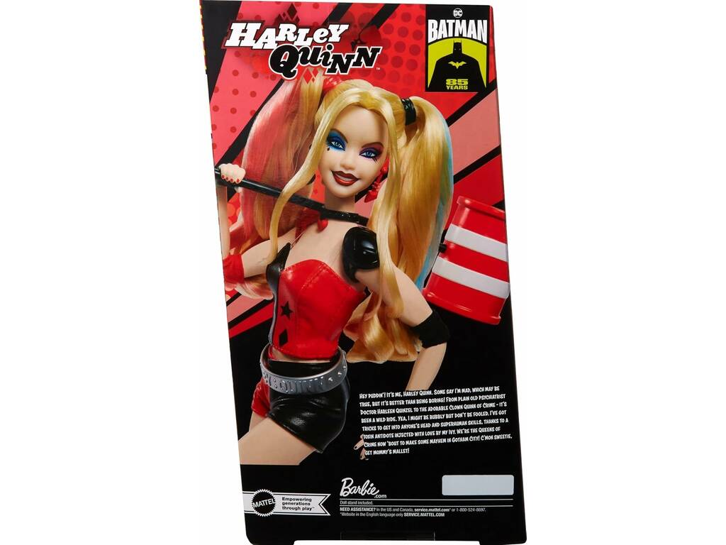 Barbie Signature Batman 85 Aniversaio Muñeca Harley Quinn