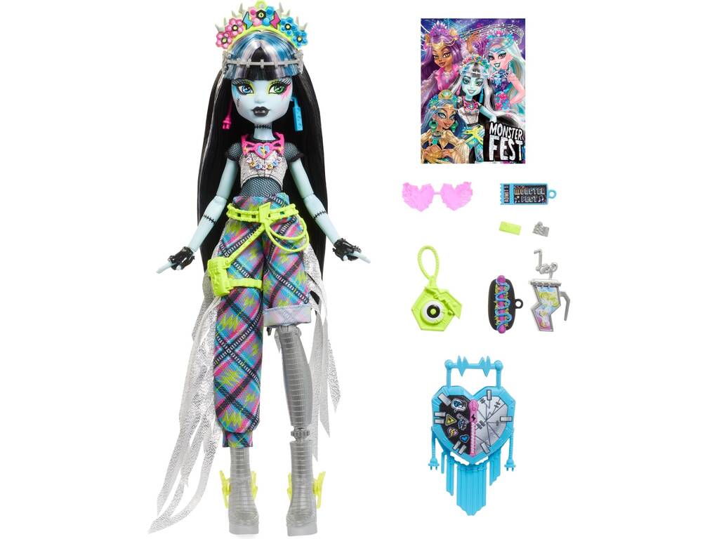 Monster High Festa mostruosa Frankie Stein di Mattel HXH79