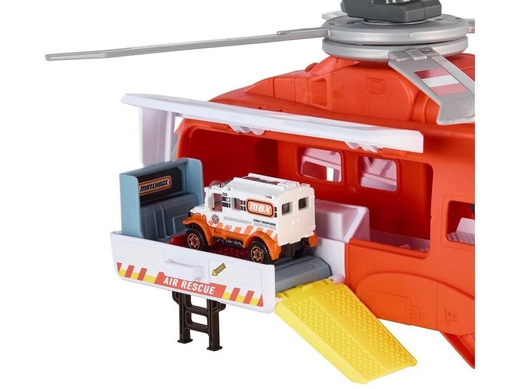 Matchbox Action Drivers Elicottero di salvataggio Mattel HXM74