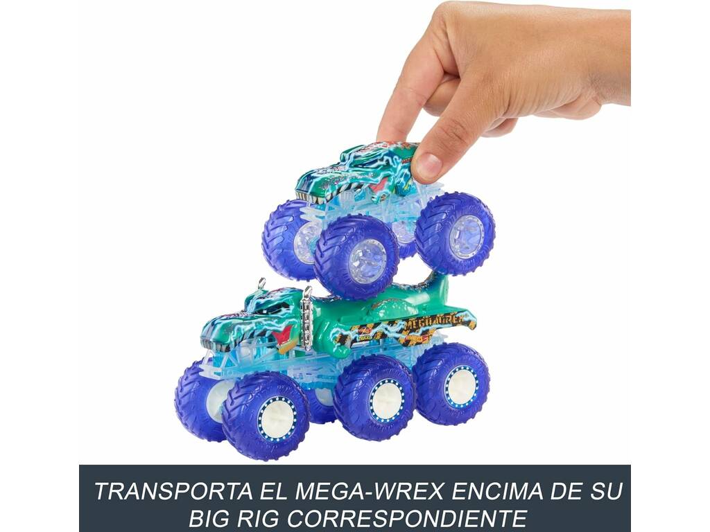 Hot Wheels Monster Trucks Multipack Camion e Grandi Anelli