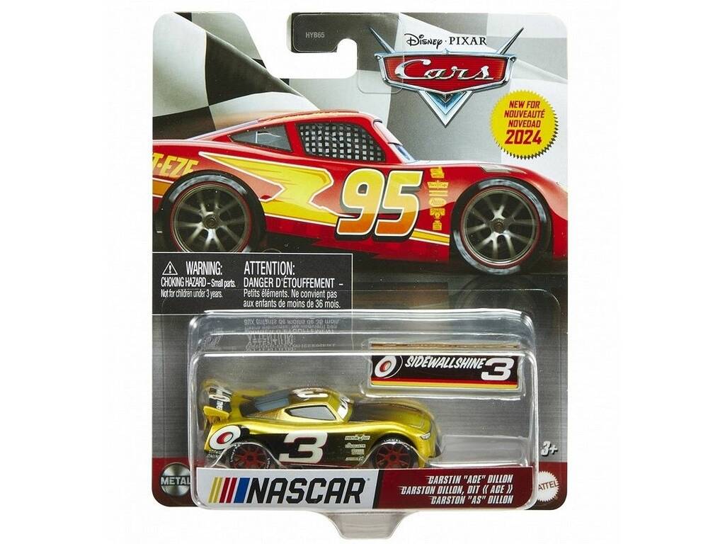 Cars Nascar Auto Metallica con Pannello Mattel HYB65