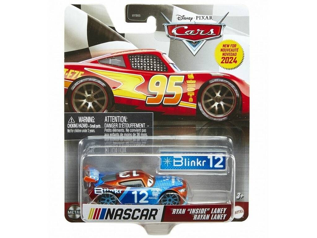 Cars Nascar Auto Metallica con Pannello Mattel HYB65