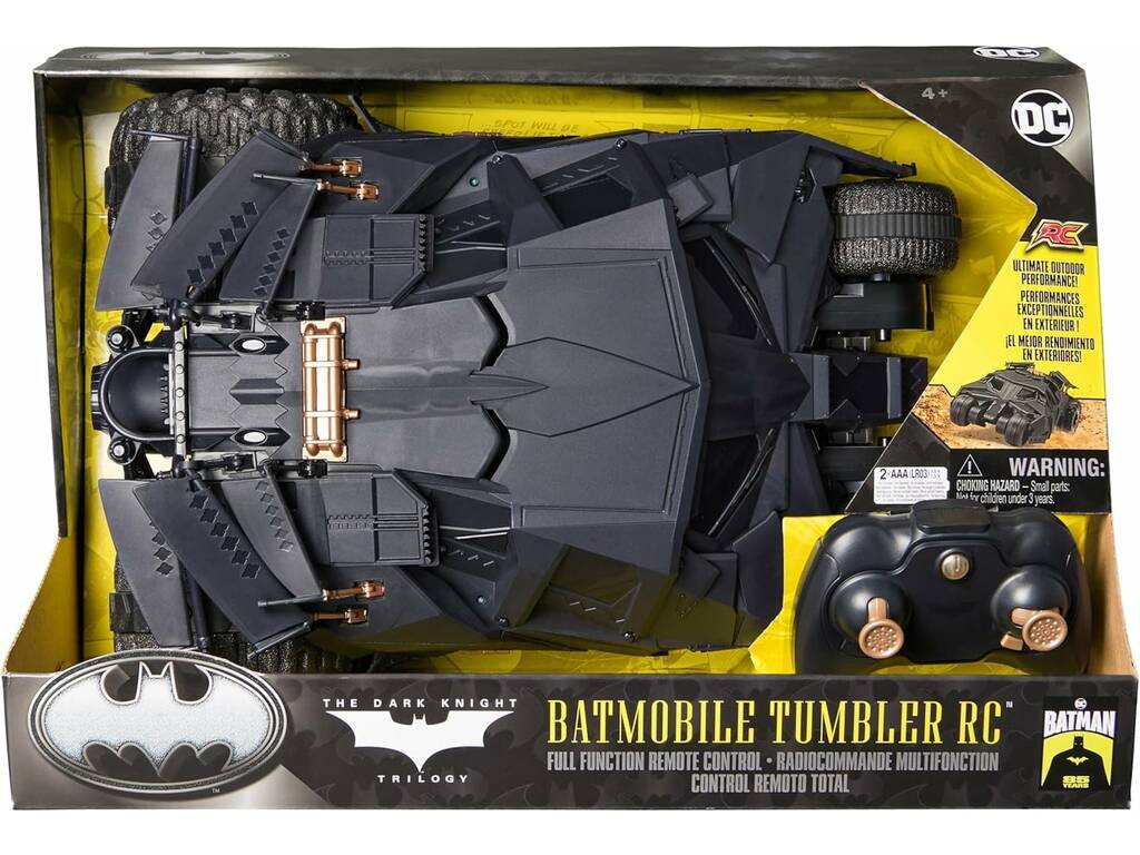 Batman Radio Control The Dark Knight Trilogy Batmobile Tumble 85 Aniversario