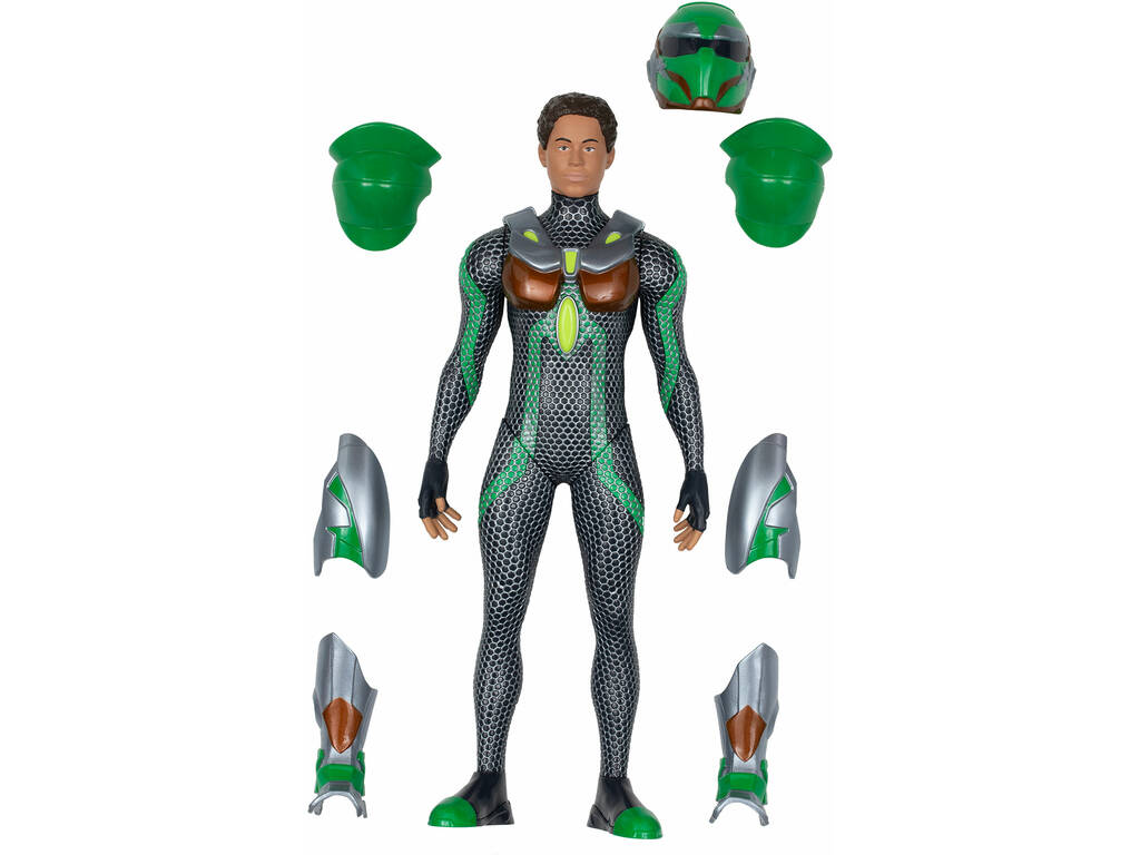 Gormiti The New Era Figura de Ação Herói Scion de 27 cm com Armadura Famosa GRV03000