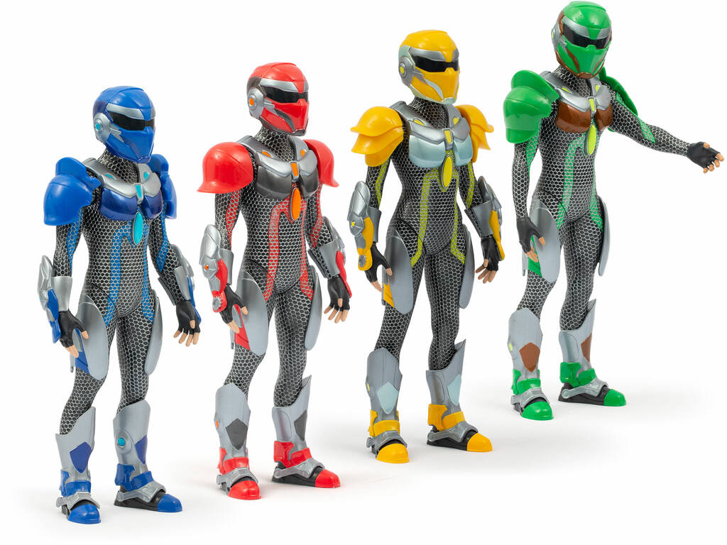 Gormiti The New Era Figura de Ação Herói Scion de 27 cm com Armadura Famosa GRV03000
