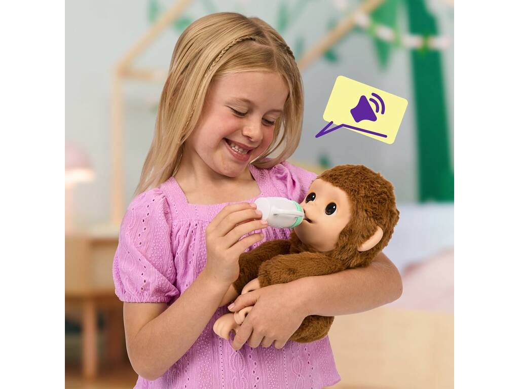 Little Live Pets My Baby Monkey Mango Animal de compagnie interactif