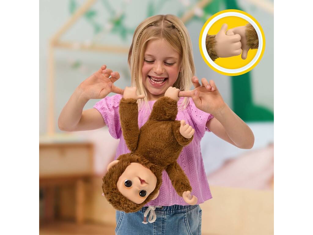 Little Live Pets My Baby Monkey Mango Animal de compagnie interactif