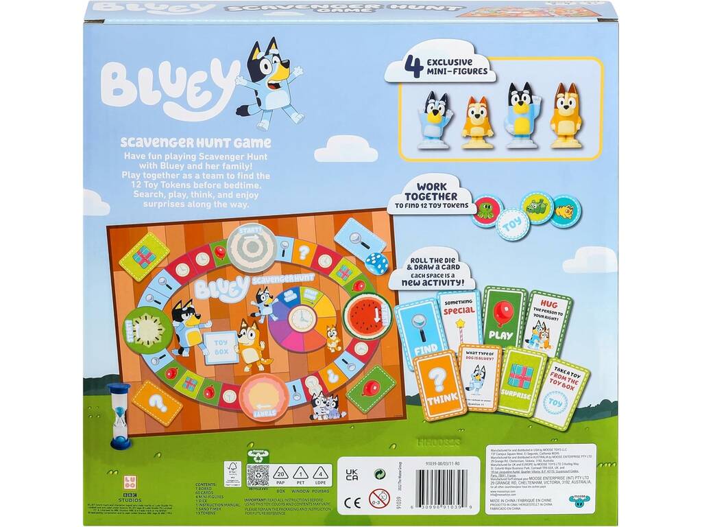 Bluey Gioco Scavenger Hunt Famosa EGB01000