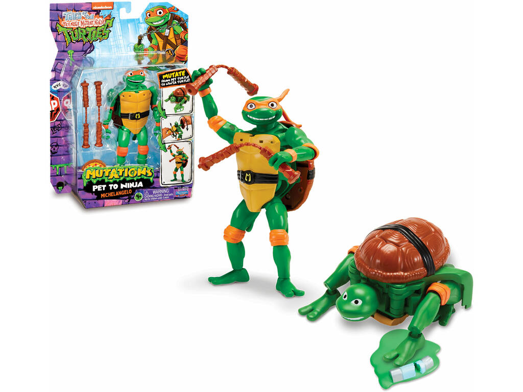 Tartarughe Ninja Mutations Figura Trasformabile Famosa TU838000