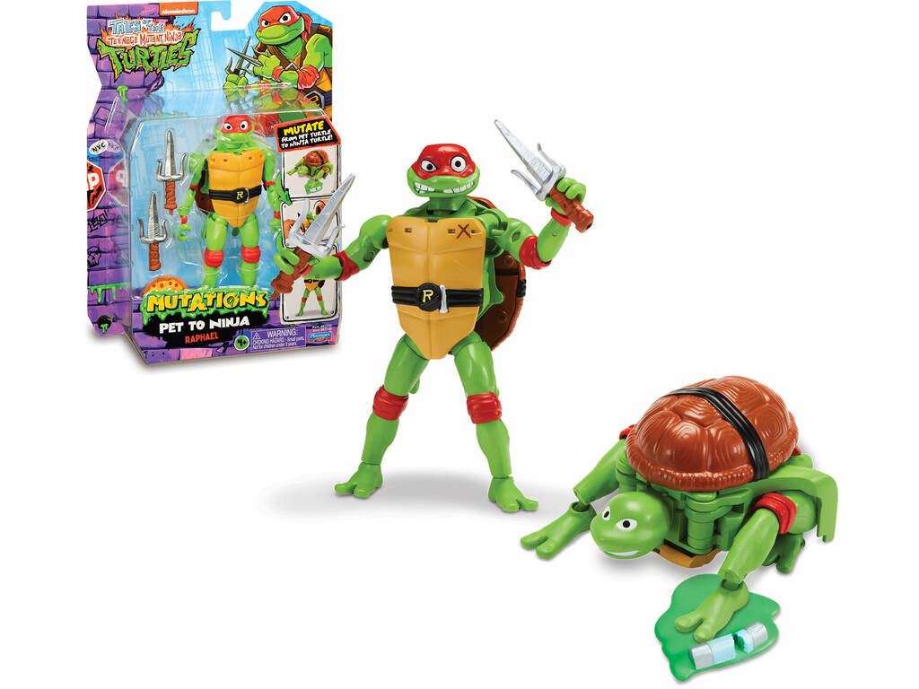 Tartarughe Ninja Mutations Figura Trasformabile Famosa TU838000