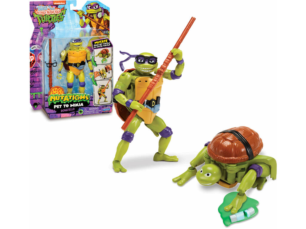 Tartarughe Ninja Mutations Figura Trasformabile Famosa TU838000